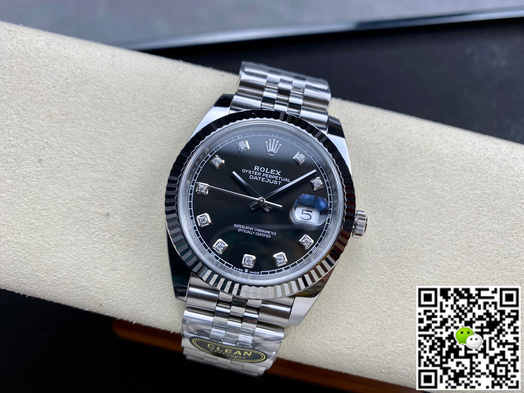 Replica R01ex Datejust M126334-0012 1:1 Best Edition Clean Factory Black Dial