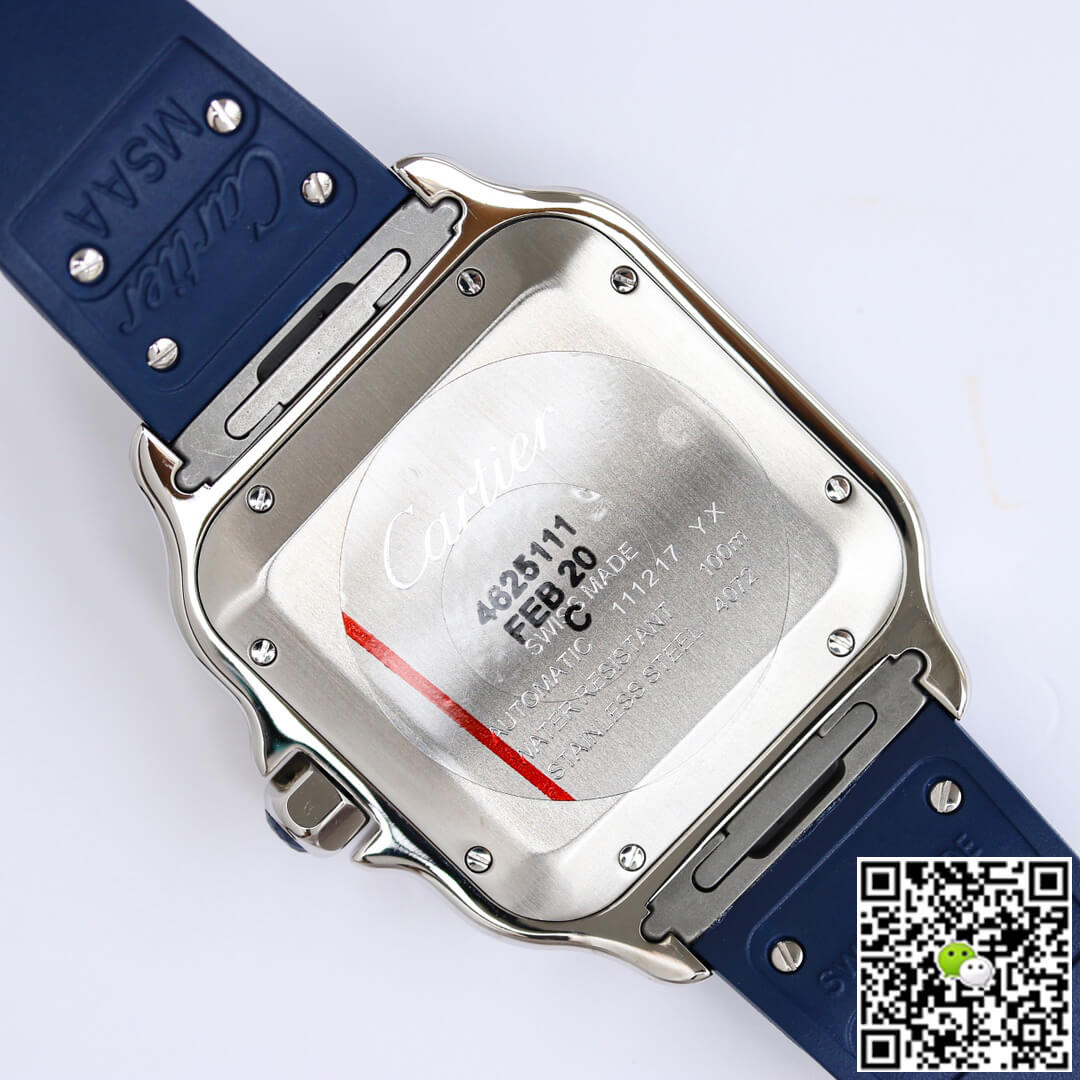 Ca*t1er Watch Rep Santos 1:1 Best Edition GF Factory Blue Dial