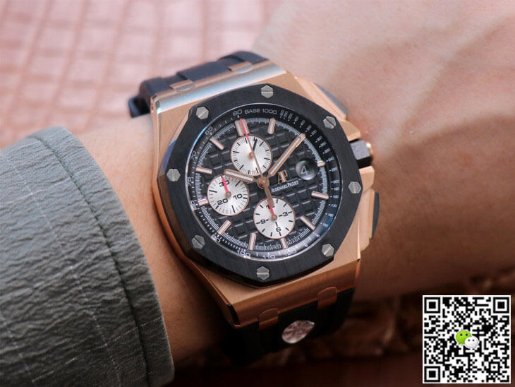 Replica Audemars P1g*et Royal Oak Offshore 26401RO.OO.A002CA.01 1:1 Best Edition JF Factory Black Dial