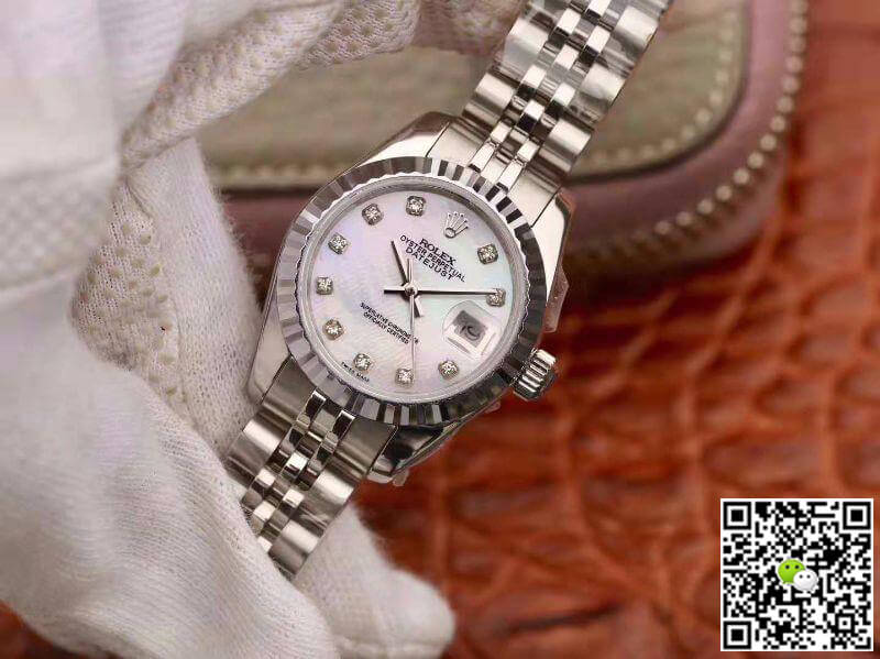 Replica R01ex Lady Datejust 28MM 1:1 Best Edition Swiss NH05 Movement White Dial
