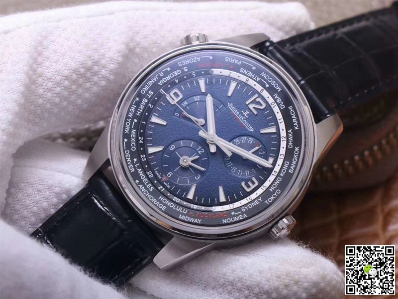 Replica Jaeger LeCoultre Geographic 904847Z 1:1 Best Edition ZF Factory Blue Dial Swiss ETA939A/1