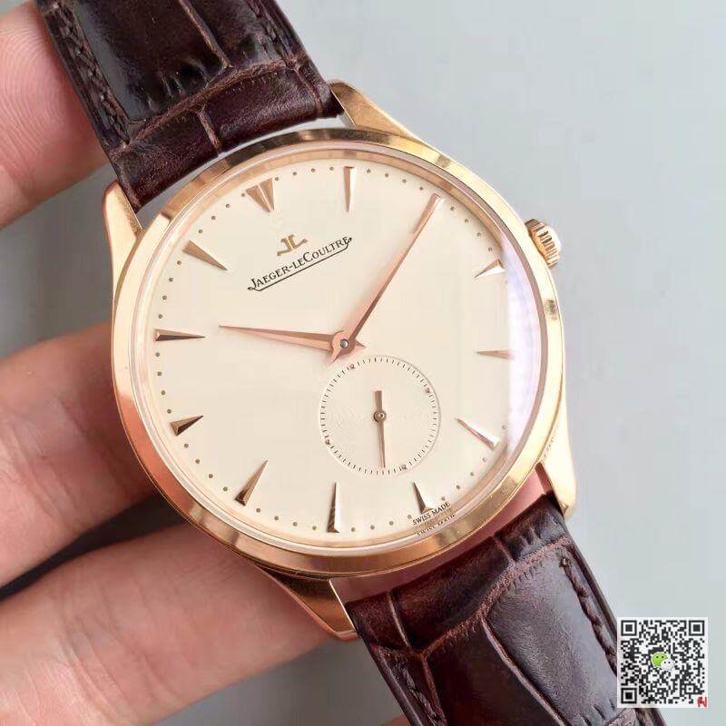 Replica Jaeger-LeCoultre Master Ultra Thin Q1352520 ZF Factory 1:1 Best Edition Swiss ETA896 Creamy dial sub second