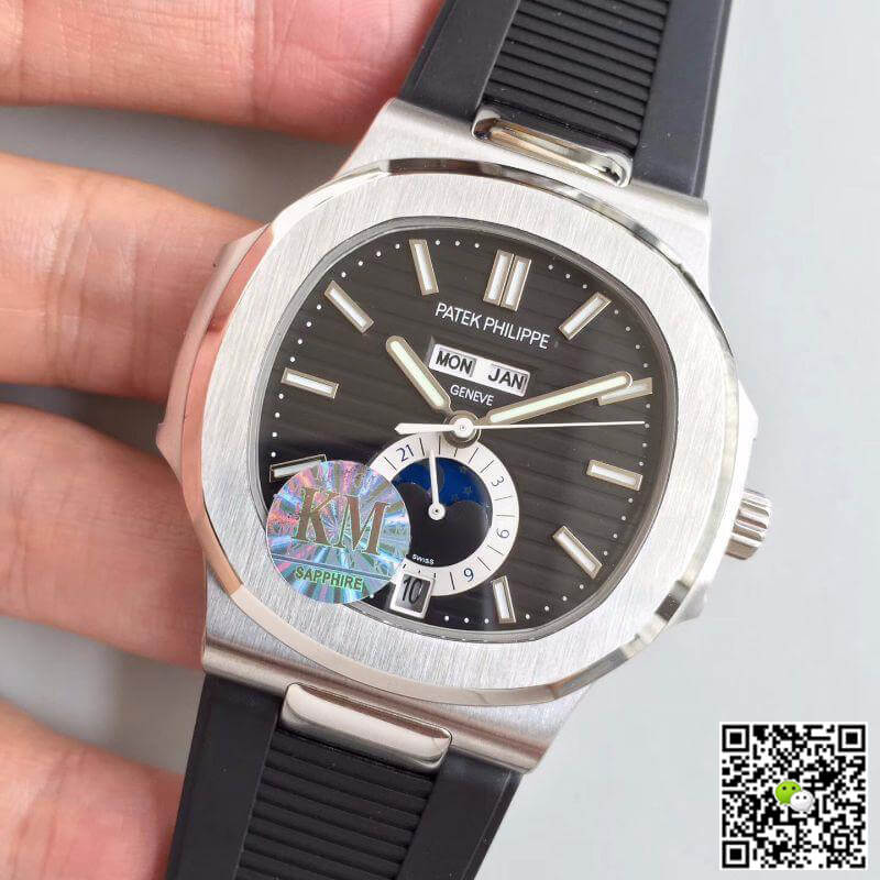 Pat*k Phi1i*pe Replica Nautilus 5726A-001 KM Factory 1:1 Best Edition Swiss ETA 324A