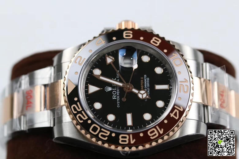 Replica R01ex GMT Master II M126711CHNR-0002 1:1 Best Edition GM Factory Rose Gold