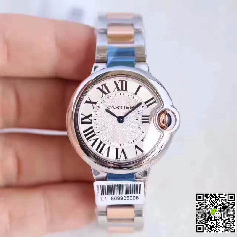 Replica Ballon Bleu De Ca*t1er W6920084 V6 Factory 1:1 Best Edition Swiss Ronda Quartz White Dial