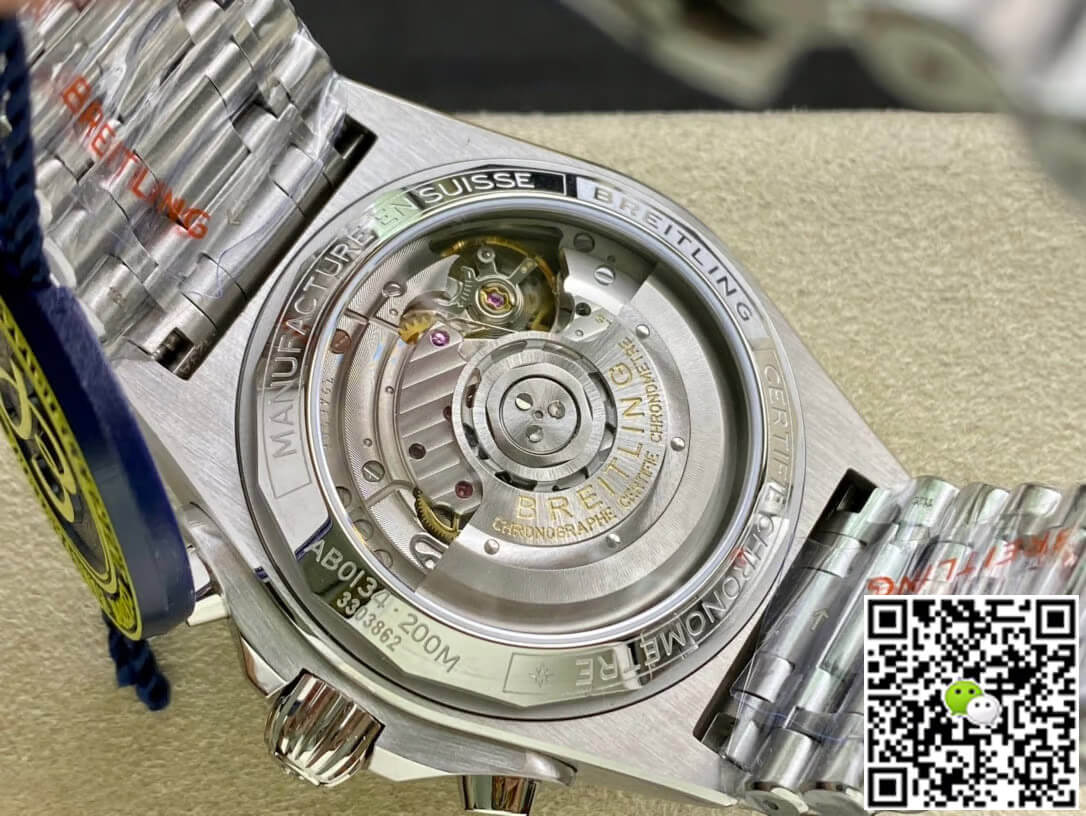 Replica Breitling Chronomat AB0134101G1A1 1:1 Best Edition GF Factory White Dial