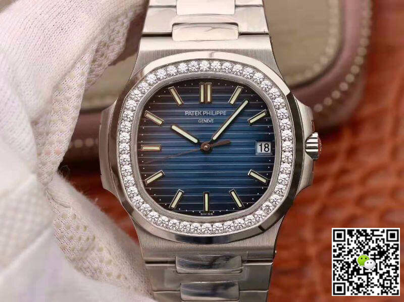 Pat*k Phi1i*pe Replica Nautilus 5711 PF Factory 1:1 Best Edition Swiss ETA324 Blue Dial