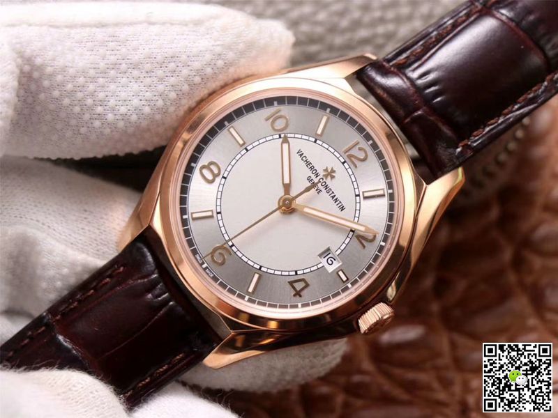 Replica Vacheron C0nstan1n Fiftysix 4600E/000R-B441 1:1 Best Edition ZF Factory Rose Gold Swiss ETA1326