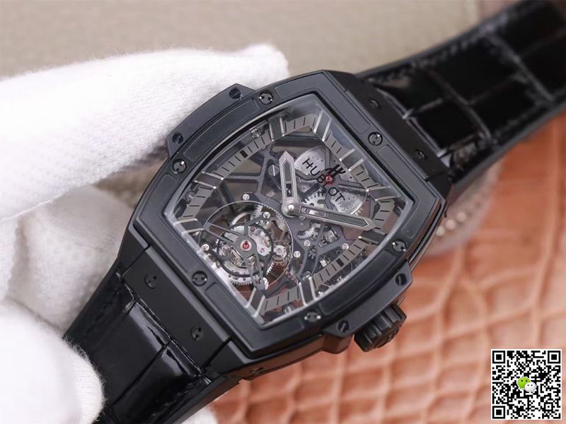 Hublot Replica Masterpiece Tourbillon 906.ND.0129.VR.AES12 1:1 Best Edition JB Factory Black PVD Swiss HUB 9006