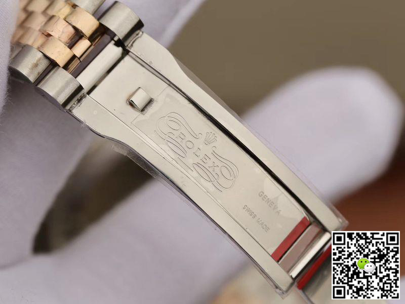 Replica R01ex Date-Just 36mm Stainless Steel Two Tone 1:1 Best Edition 18K Gold Wrapped Swiss ETA3135