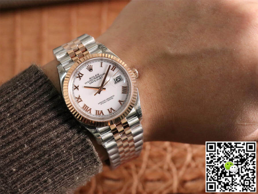 Replica R01ex Datejust M126231-0015 1:1 Best Edition EW Factory White Dial