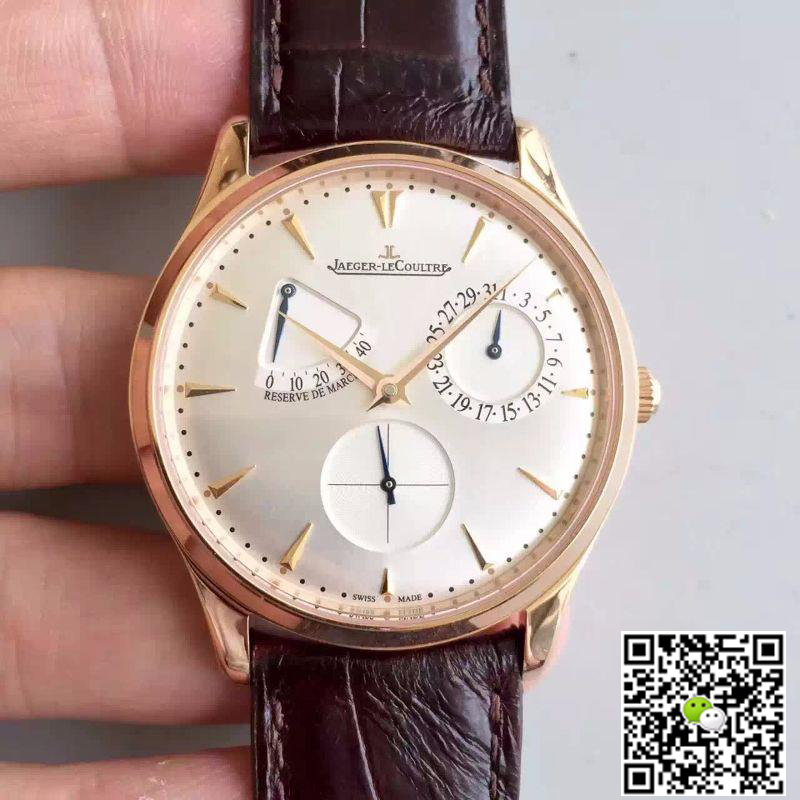 Replica Jaeger-LeCoultre Master Ultra Thin Q1372520 ZF Factory Mechanical Watches 1:1 Best Edition Swiss ETA938 18K rose gold