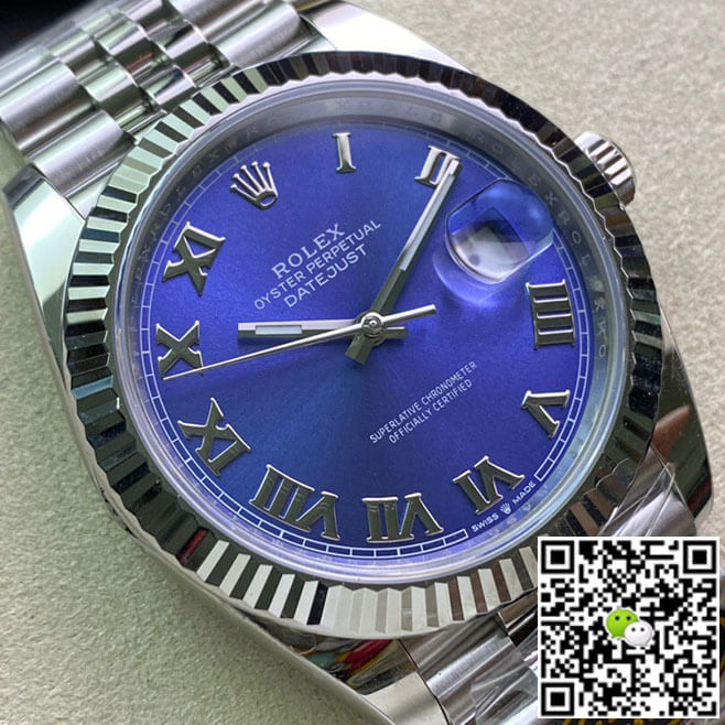 Replica R01ex Datejust M126334-0026 1:1 Best Edition Clean Factory Blue Dial