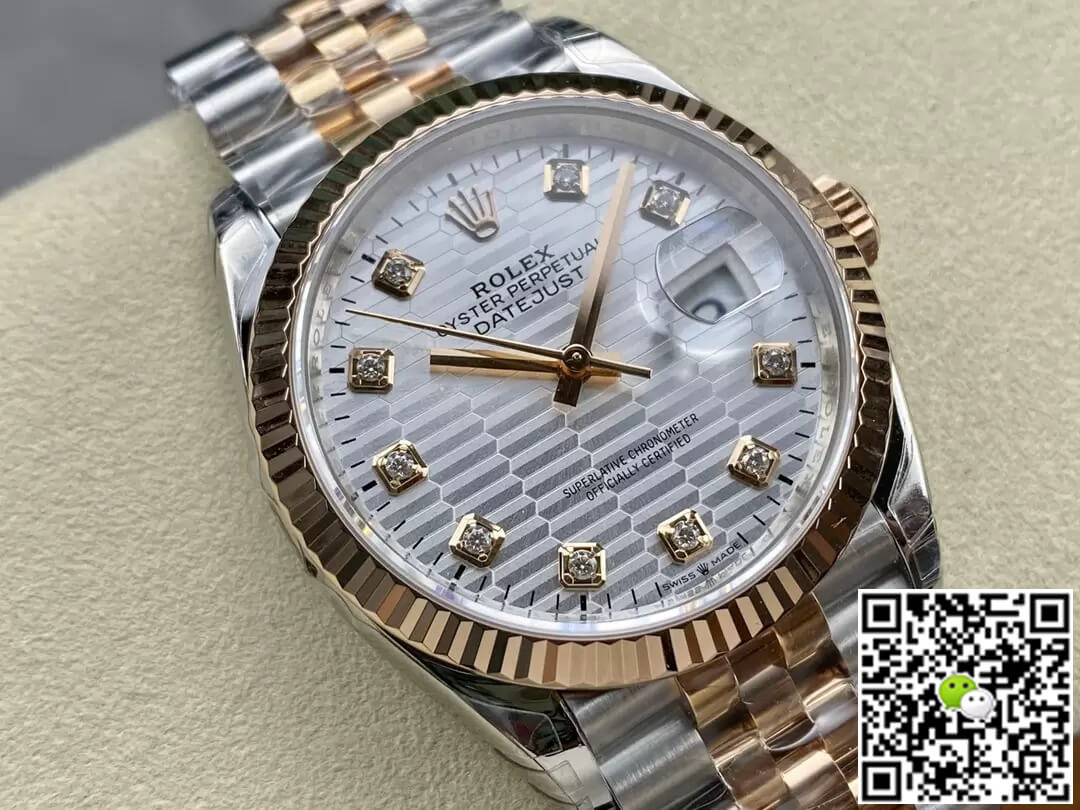 Replica R01ex Datejust M126231-0039 36MM 1:1 Best Edition VS Factory Silver Dial