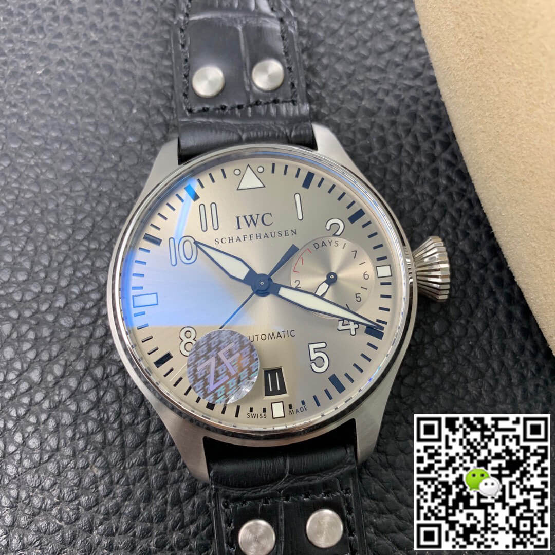 Replica IWC Big Pilot IW500906 1:1 Best Edition ZF Factory Rhodium Dial