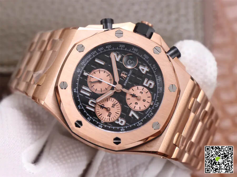 Replica Audemars P1g*et Royal Oak Offshore 26470O 1:1 Best Edition JF Factory Black Dial