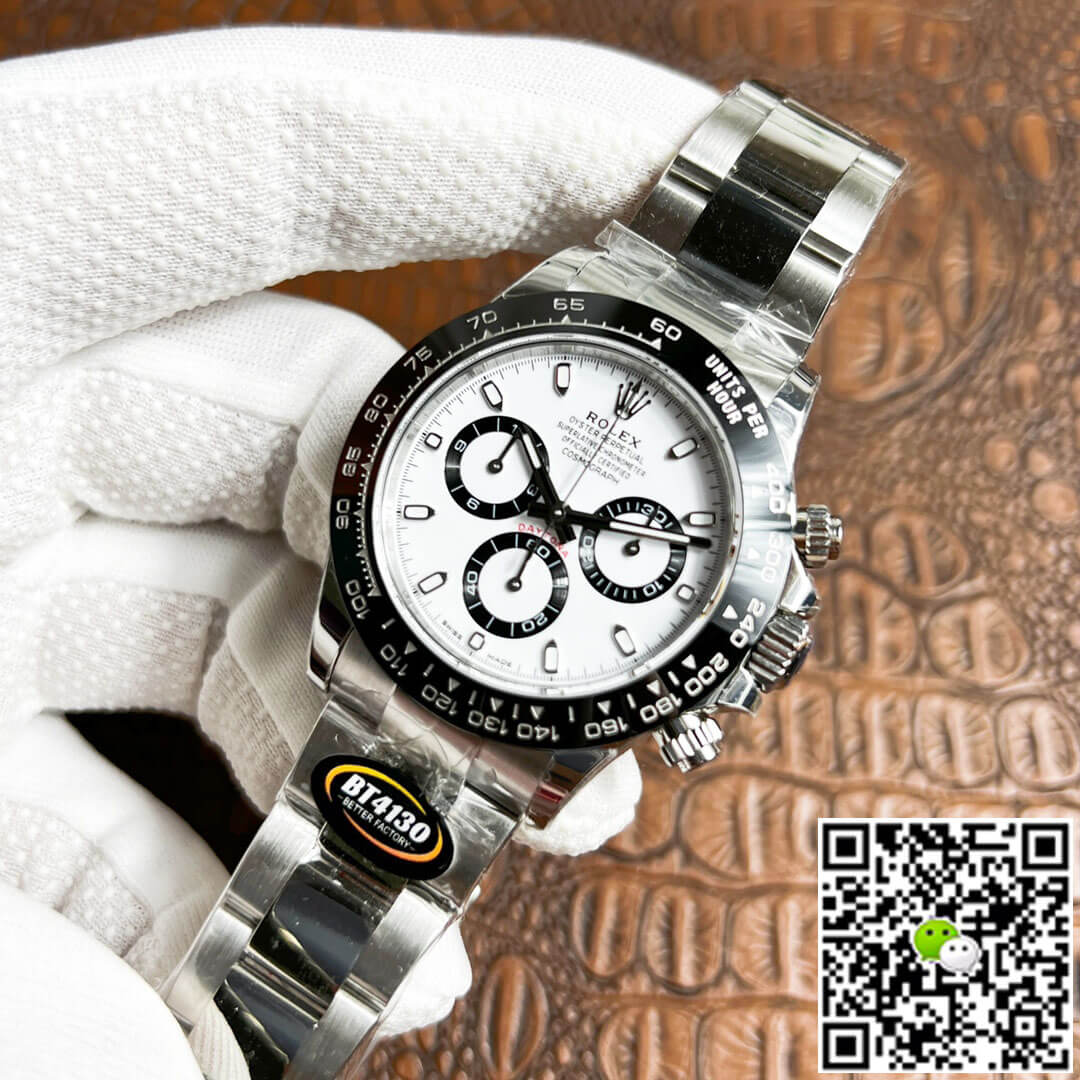 Replica R01ex Daytona M116500LN-0001 1:1 Best Edition BT Factory White Dial