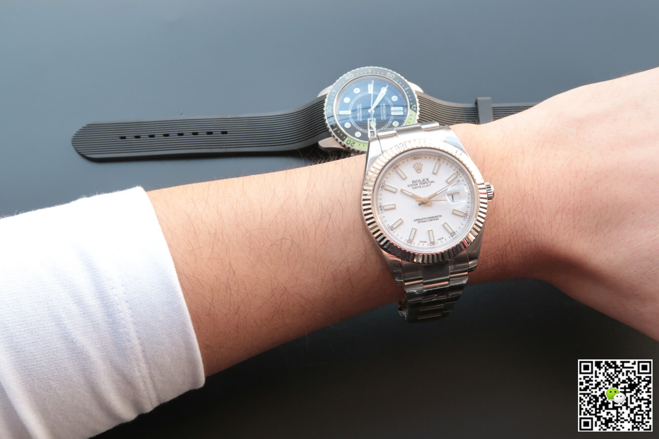Replica R01ex Datejust M126334-0009 1:1 Best Edition EW Factory White Dial