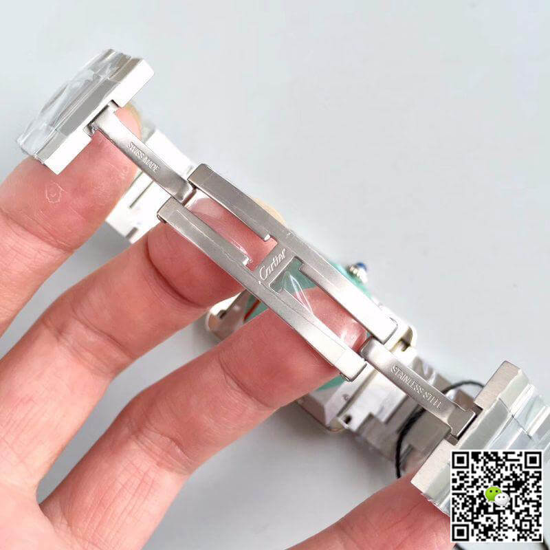 Ca*t1er Replica Tank Solo W5200028 ZF Factory 1:1 Best Edition Swiss ETA9015 White Dial