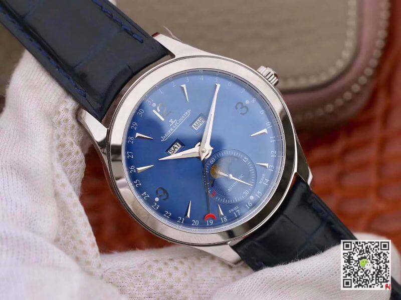 Replica Jaeger-LeCoultre Master Calendar OM Factory Men Watches 1:1 Best Edition Swiss ETA866 Blue Dial