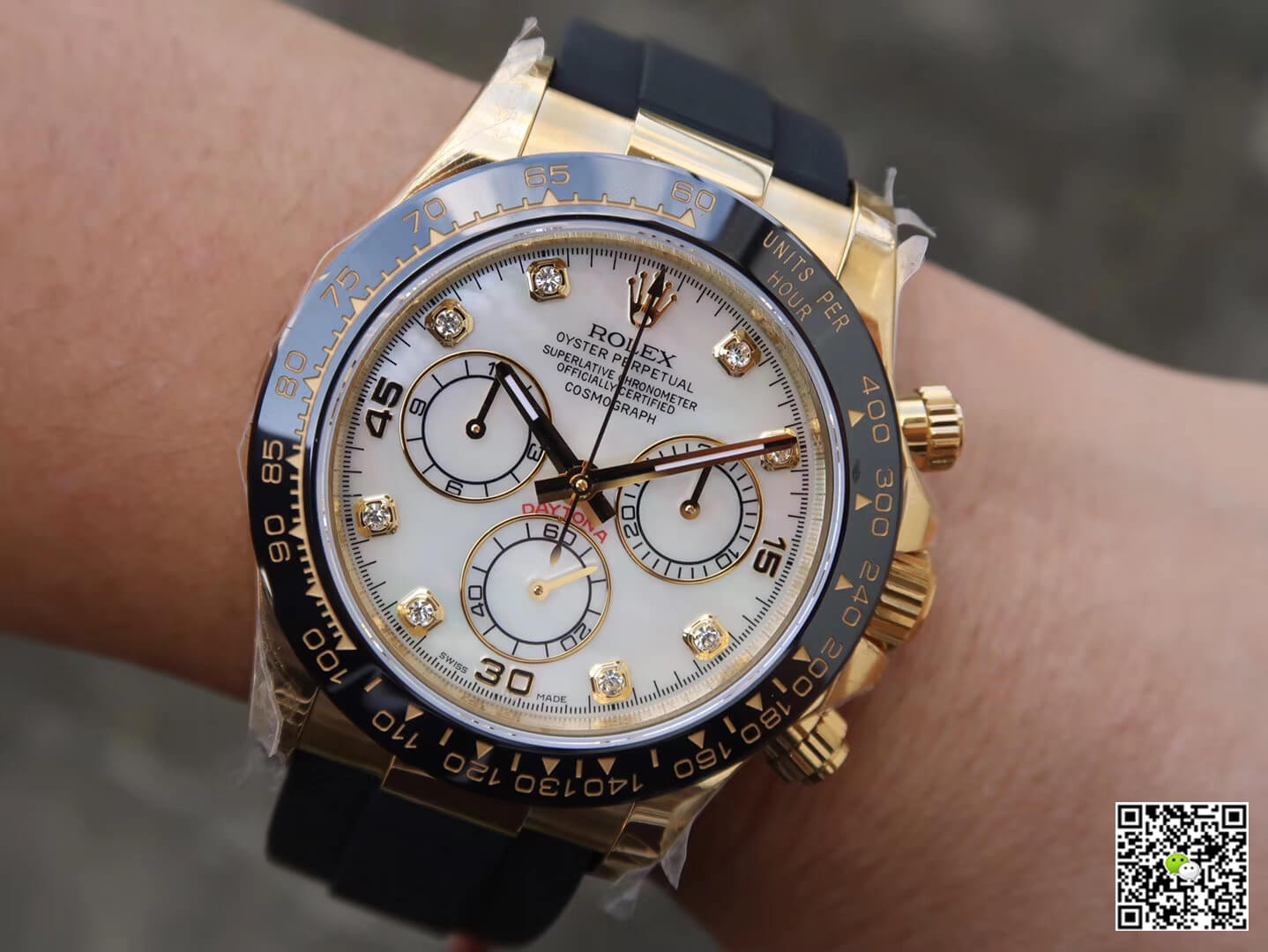 Replica R01ex Daytona Cosmograph M116518ln-0037 1:1 Best Edition JH Factory V6 Yellow Gold Case