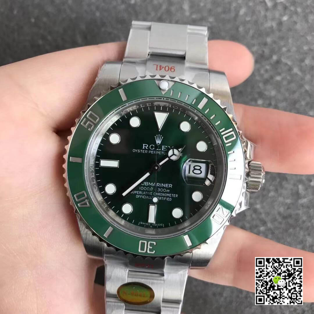 R01ex Submariner Replica 116610LN 1:1 Best Edition Noob Factory V12 Green Circle