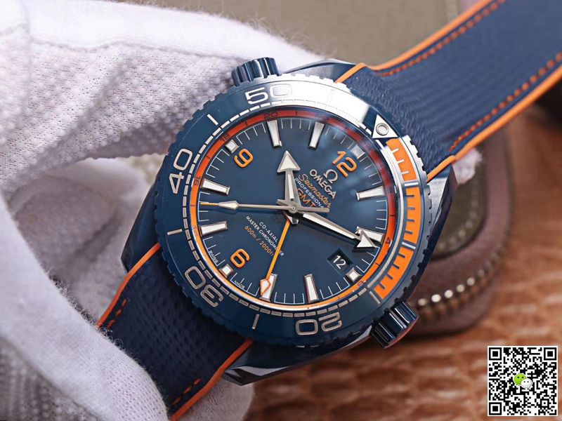 Replica 0me*ga Seamaster 215.92.46.22.03.001 1:1 Best Edition VS Factory Blue Ceramic Swiss ETA8906