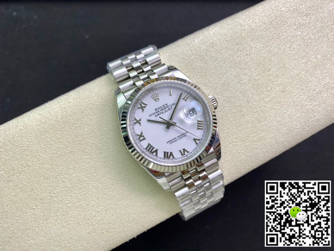 Replica R01ex Datejust M126234-0025 1:1 Best Edition EW Factory White Dial