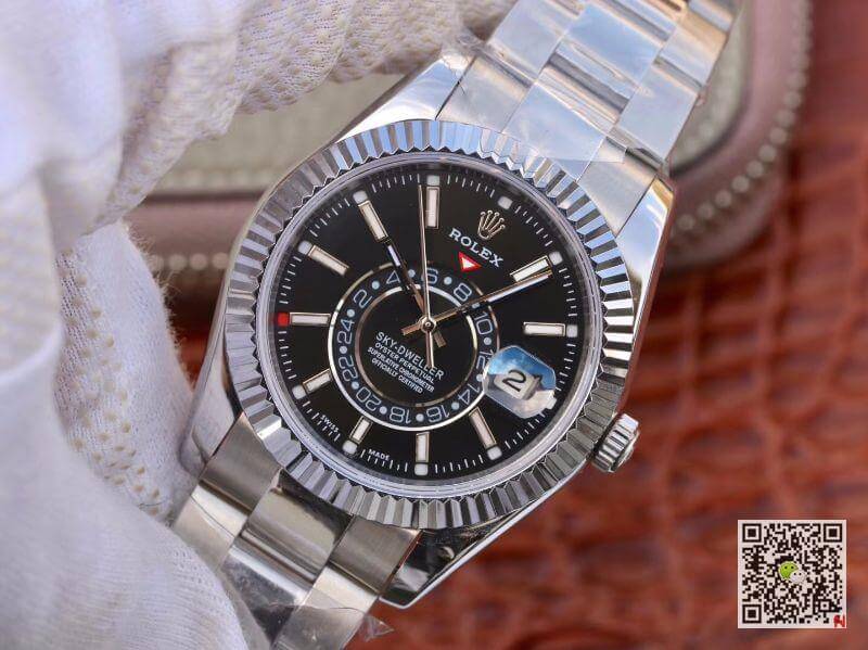 Replica R01ex SKY-DWELLER 326139 Men Watches 1:1 Best Edition Swiss ETA2836 Black Dial