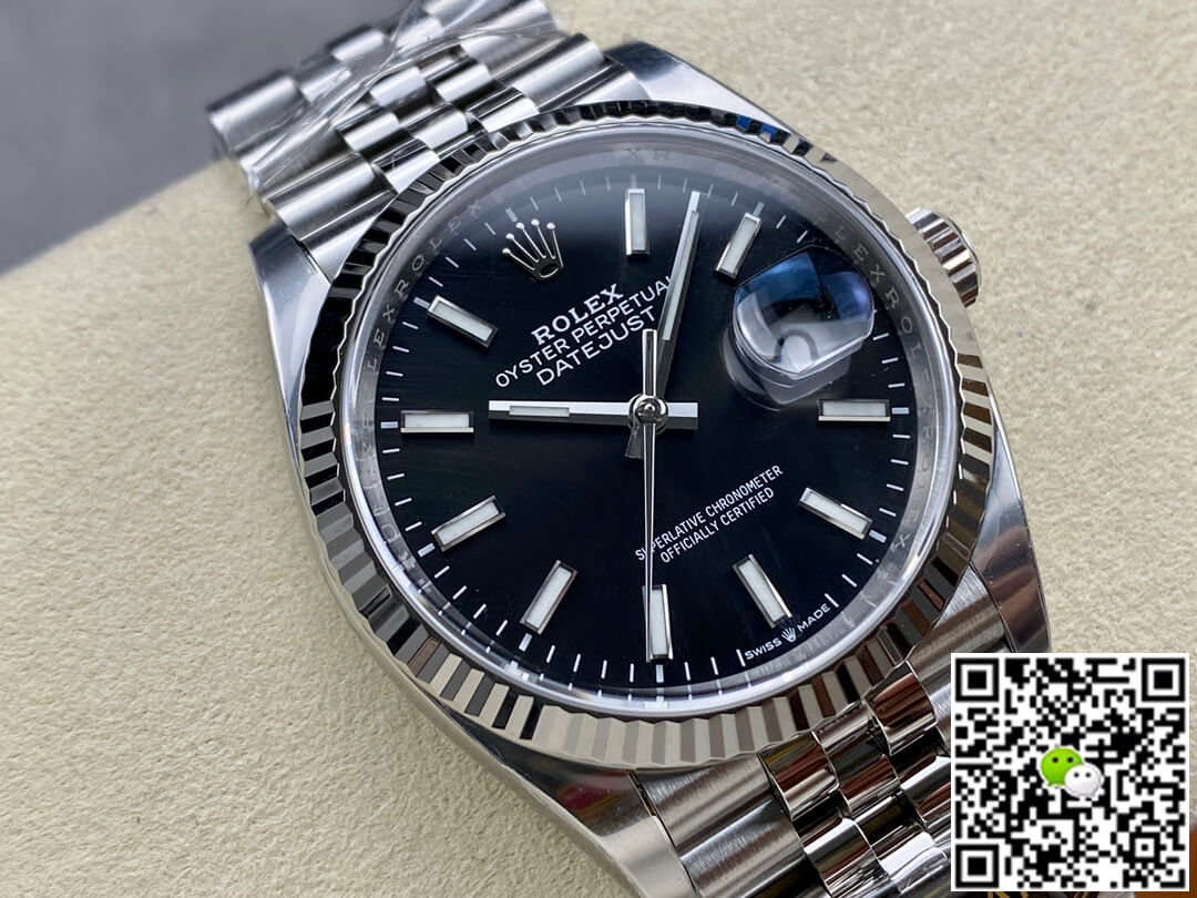 Replica R01ex Datejust M126234-0015 36MM 1:1 Best Edition Clean Factory Black Dial