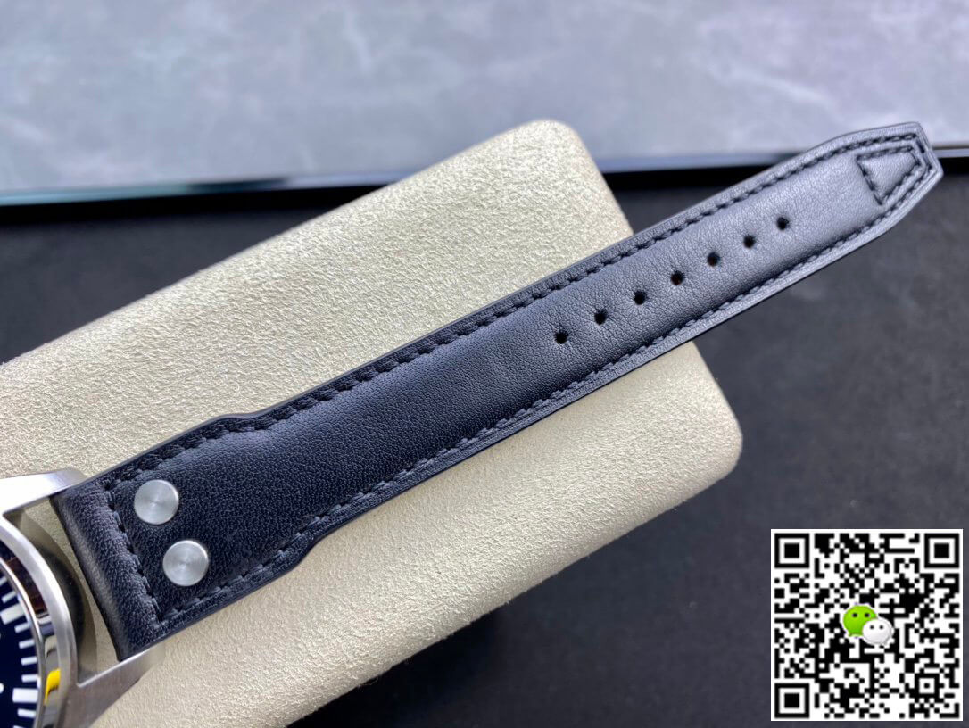 Replica IWC Pilot 46MM 1:1 Best Edition ZF Factory Stainless Steel Black Dial