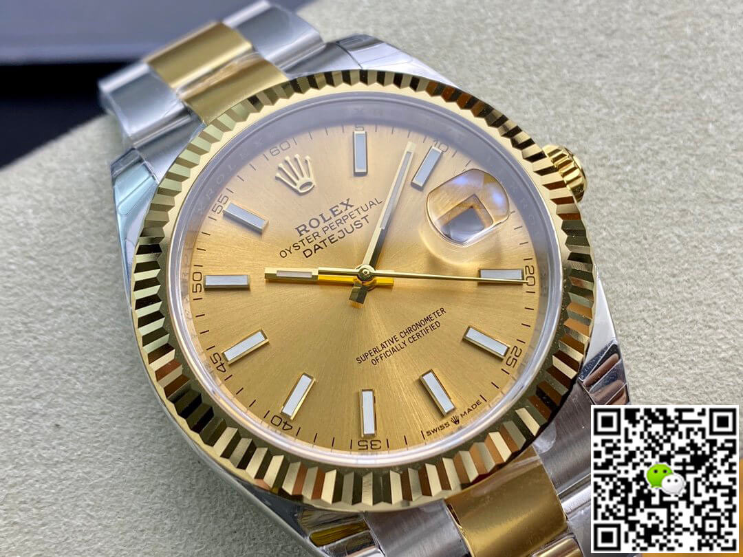 Replica R01ex Datejust M126333-0009 1:1 Best Edition EW Factory Champagne Dial