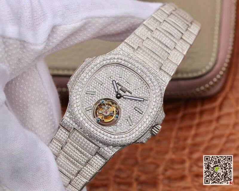 Pat*k Phi1i*pe Replica Nautilus Tourbillon R8 Factory 1:1 Best Edition Swiss Hand-Winding Tourbillon Movement