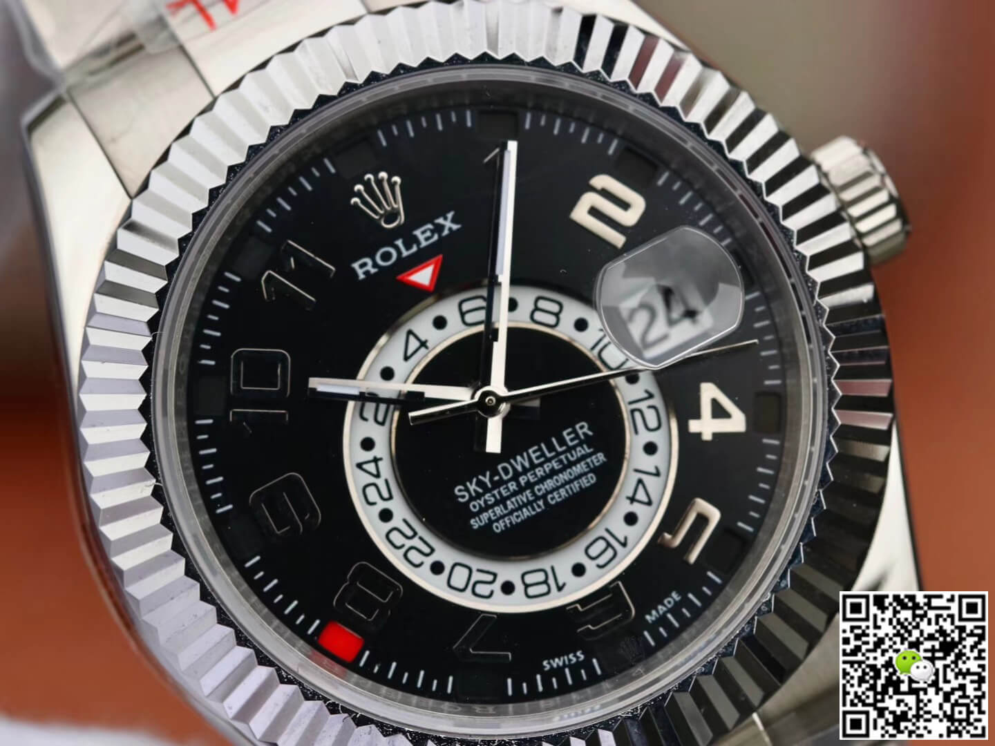 Replica R01ex Sky Dweller 326939 1:1 Best Edition Noob Factory Black Dial