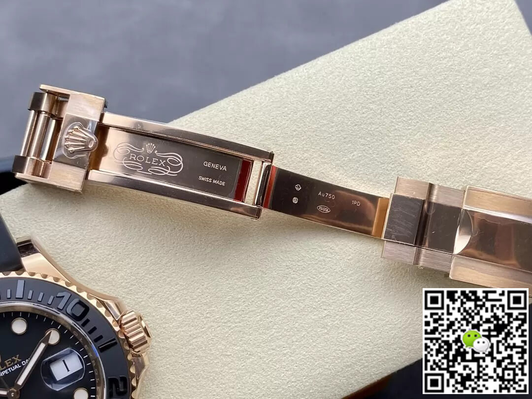 Replica R01ex Yacht Master M126655-0002 1:1 Best Edition Clean Factory Rose Gold