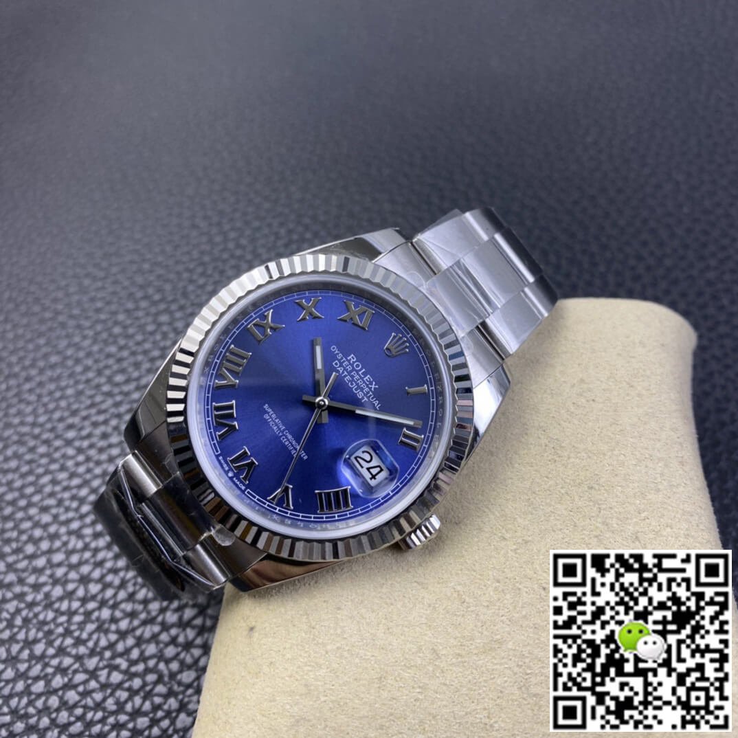 Replica R01ex Datejust M126334-0025 1:1 Best Edition Clean Factory Blue Dial