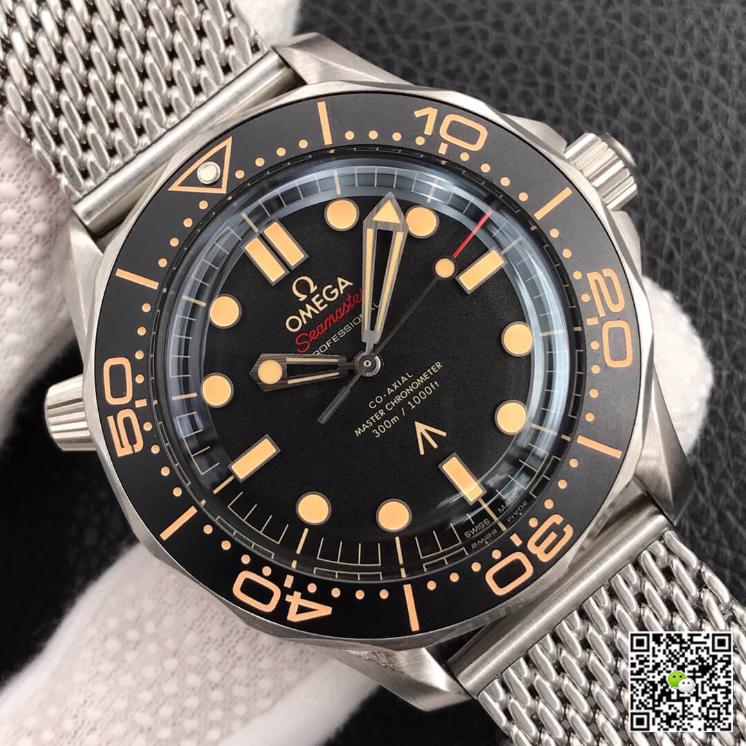 Replica 0me*ga Seamaster 210.90.42.20.01.001 James Bond 007 1:1 Best Edition VS Factory Titanium Metal