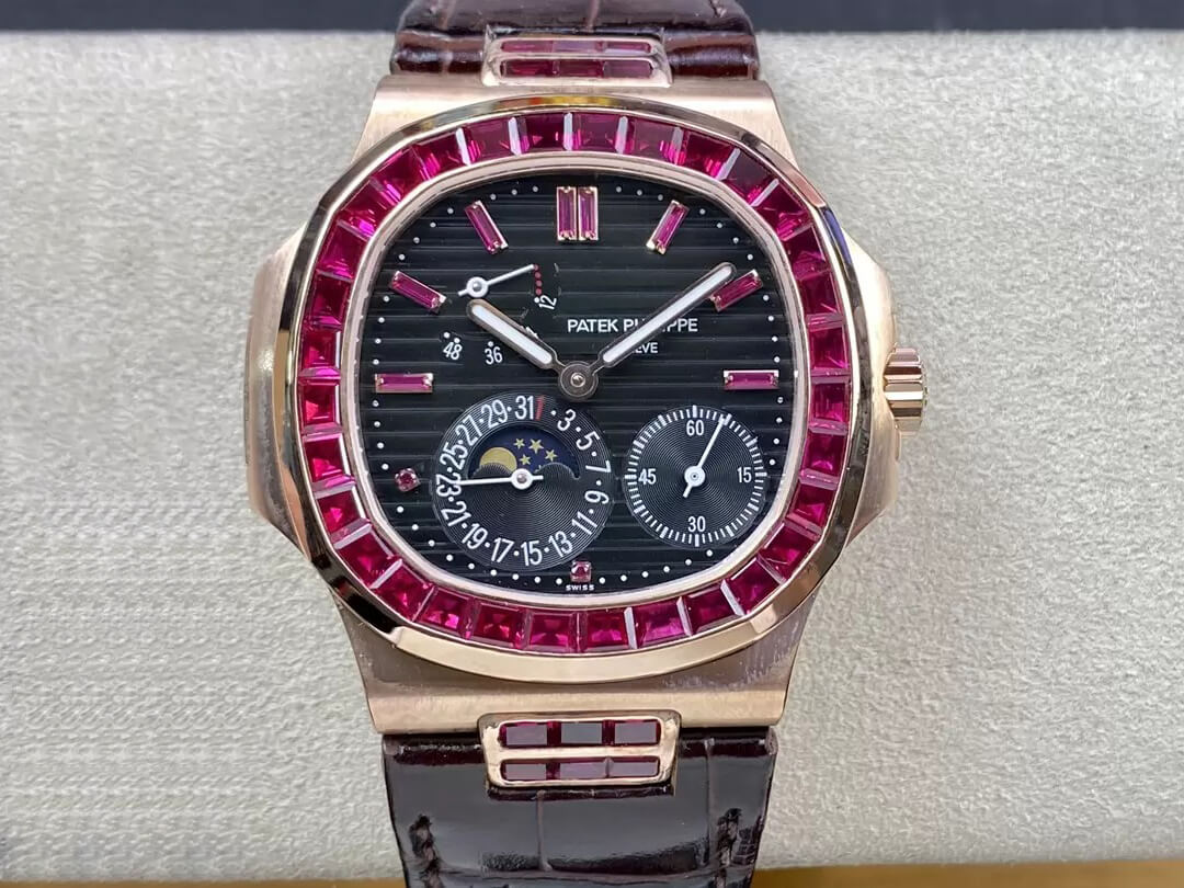 Replica Pat*k Phi1i*pe Nautilus 5724 1:1 Best Edition GR Factory Rose Gold Case