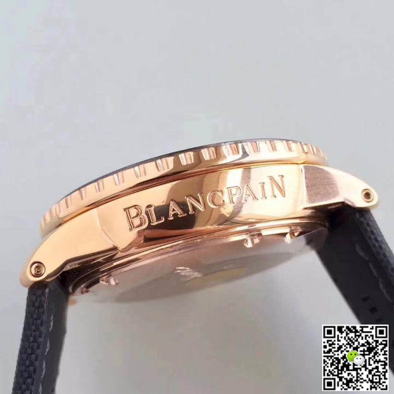 Replica Blancpain Fifty Fathoms 5015-3630-52 ZF Factory Mechanical Watches 1:1 Best Edition Swiss ETA2836-2 Black Dial