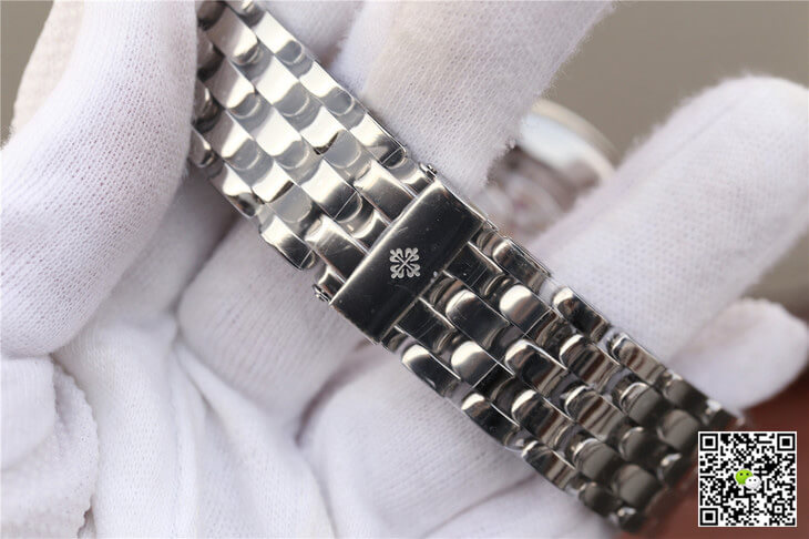 Replica Pat*k Phi1i*pe Complications 5396/1G-001 1:1 Best Edition KM Factory White Gold Blue Dial