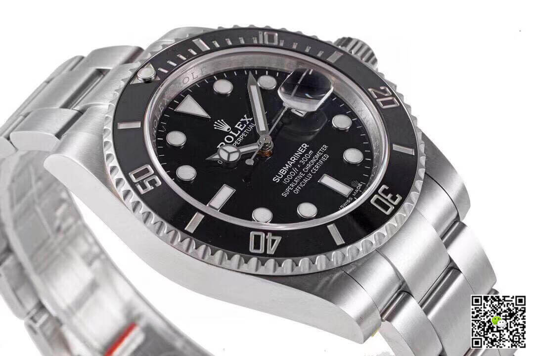 R01ex Submariner Replica 116610LN-97200 1:1 Best Edition ZF Factory Black Dial Stainless Steel Strap