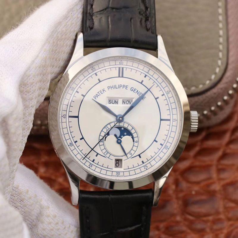 Replica Pat*k Phi1i*pe Complications Annual Calendar 5396G-001 KM Factory 1:1 Best Edition Swiss ETA324S White Dial