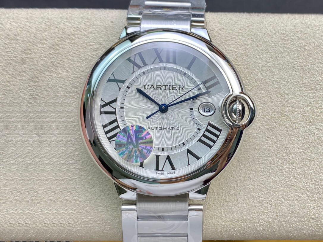 Replica Ballon Bleu De Ca*t1er W69012Z4 42MM 1:1 Best Edition AF Factory Silver White Dial