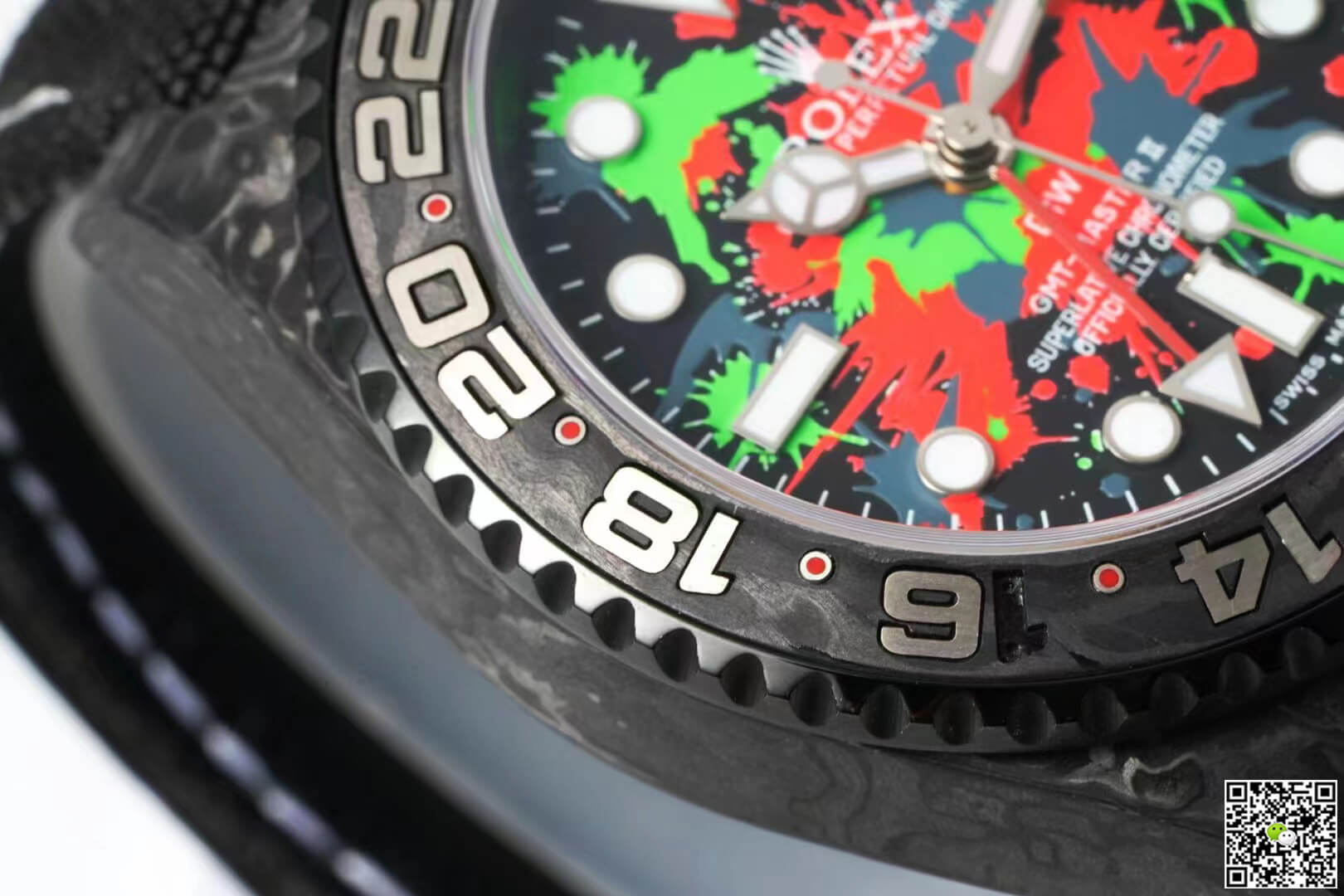 Replica R01ex GMT-MASTER II Diw 1:1 Best Edition Carbon Fiber Color Dial