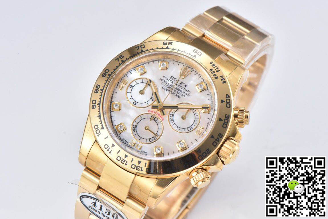 Replica R01ex Cosmograph Daytona M116508-0007 1:1 Best Edition Clean Factory Yellow Gold