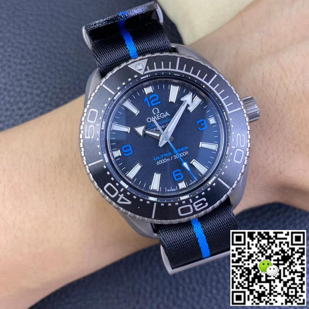 Replica 0me*ga Seamaster 215.92.46.21.01.001 1:1 Best Edition VS Factory Black Dial