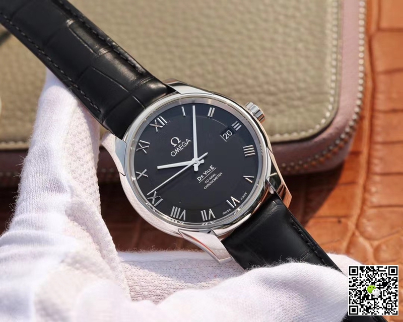 Replica 0me*ga De Ville 431.13.41.21.01.001 1:1 Best Edition VS Factory Black Dial Swiss ETA8500