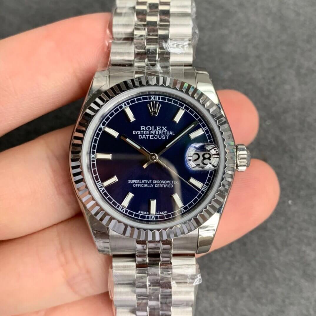 Replica R01ex Datejust M178274-0037 1:1 Best Edition GS Factory Blue Dial