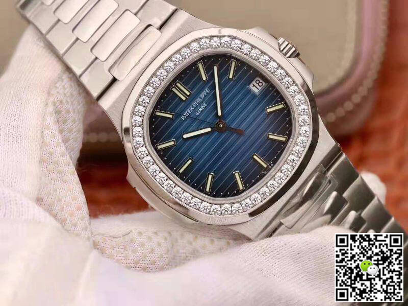Pat*k Phi1i*pe Replica Nautilus 5711 PF Factory 1:1 Best Edition Swiss ETA324 Blue Dial
