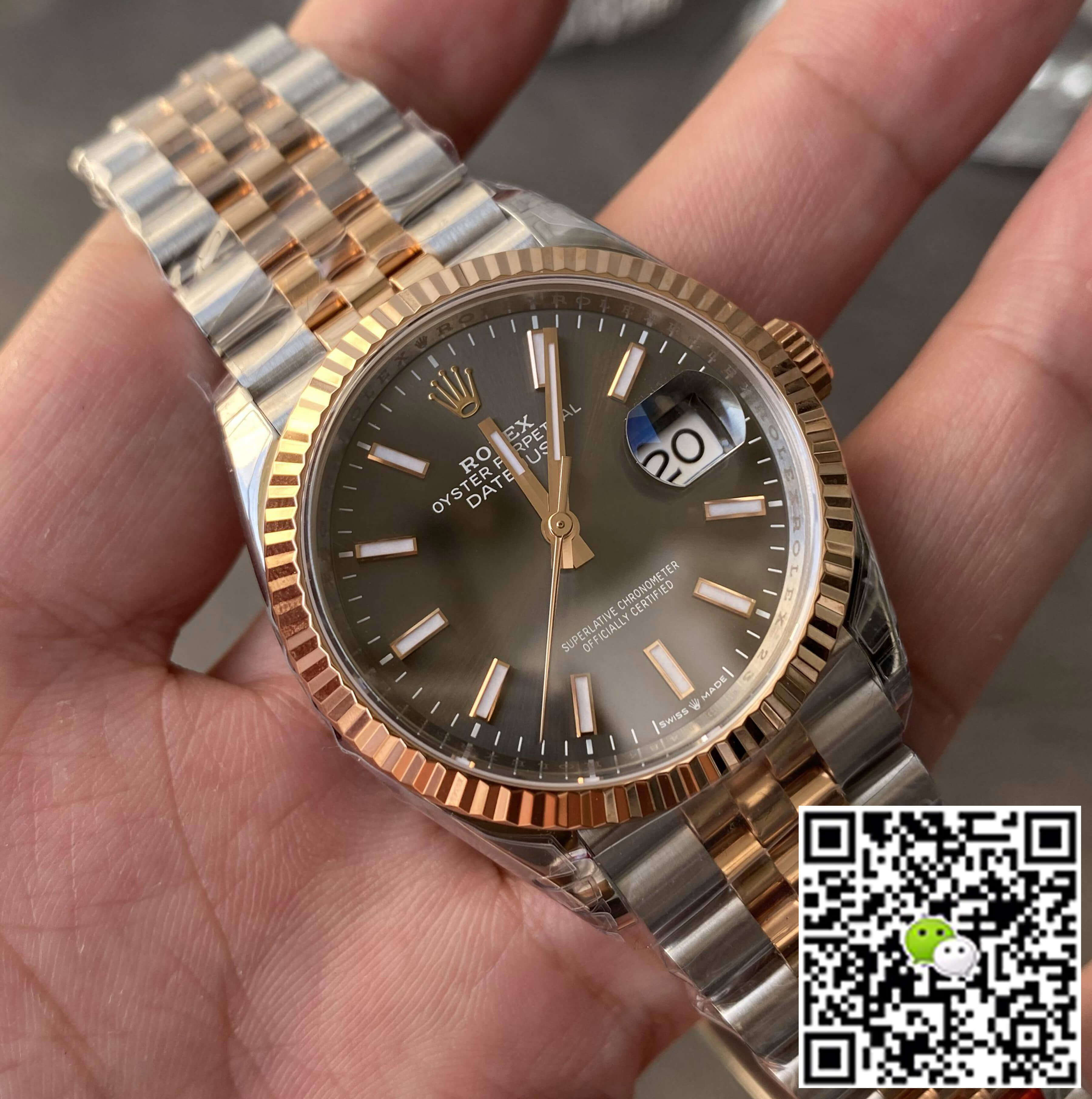 Replica R01ex Datejust M126231-0013 36MM 1:1 Best Edition VS Factory Gray Dial